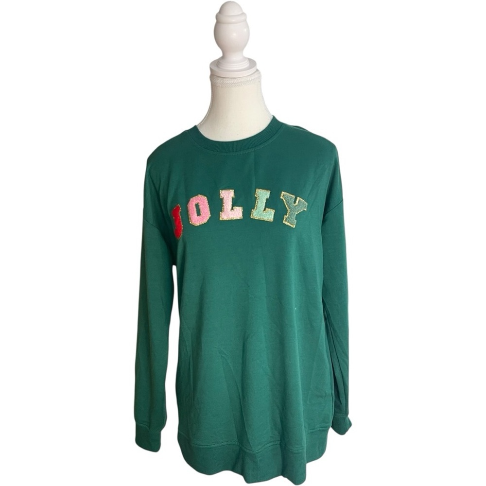 Philosophy Jolly Holiday Sweatshirt Green